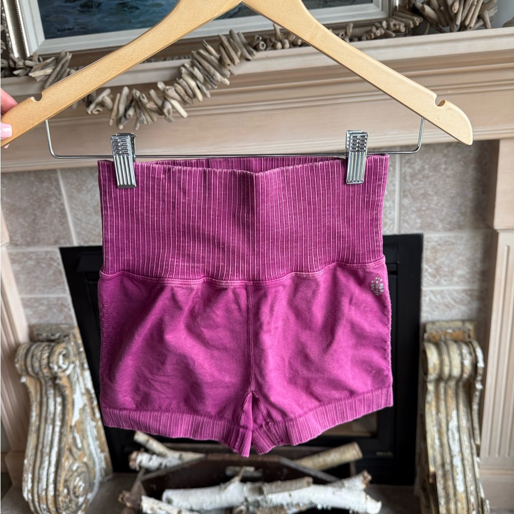 FP Movement by Free People High Waist Purple Shorts